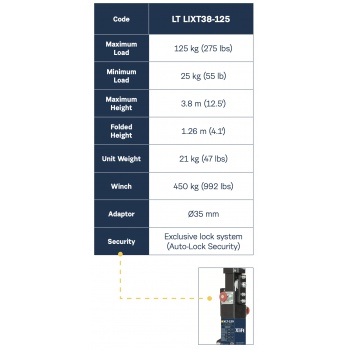 XLT-125 Table